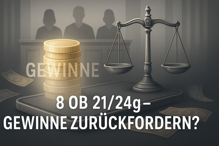 Paukenschlag des OGH: Online-Casinos dürfen Gewinne von Spielern zurückfordern