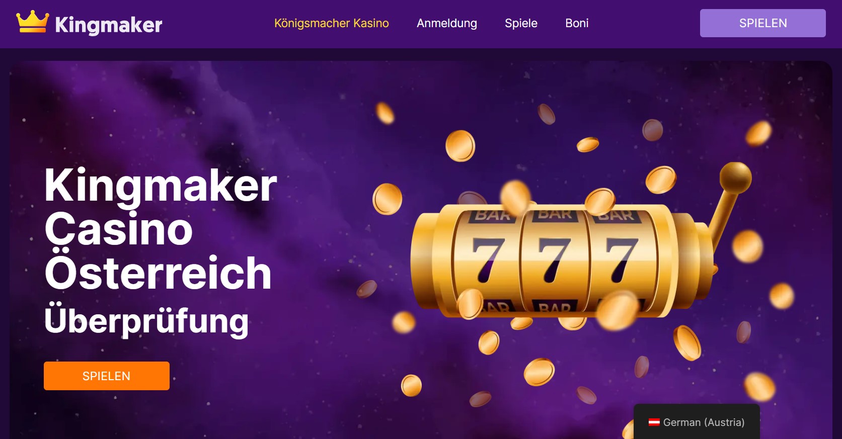Kingmaker Homepage