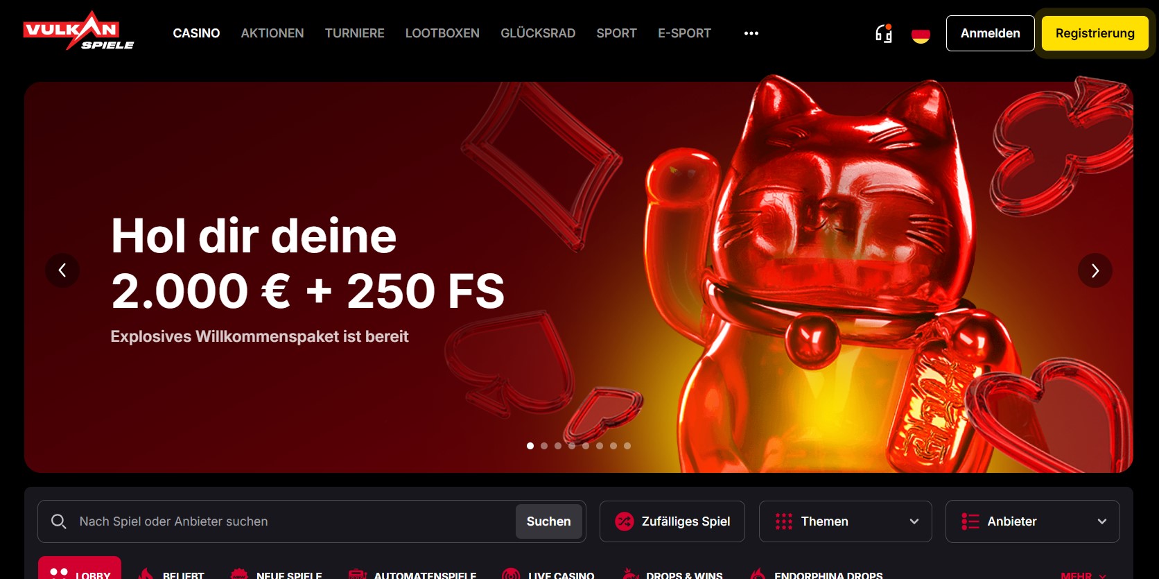 Vulkan Spiele Homepage