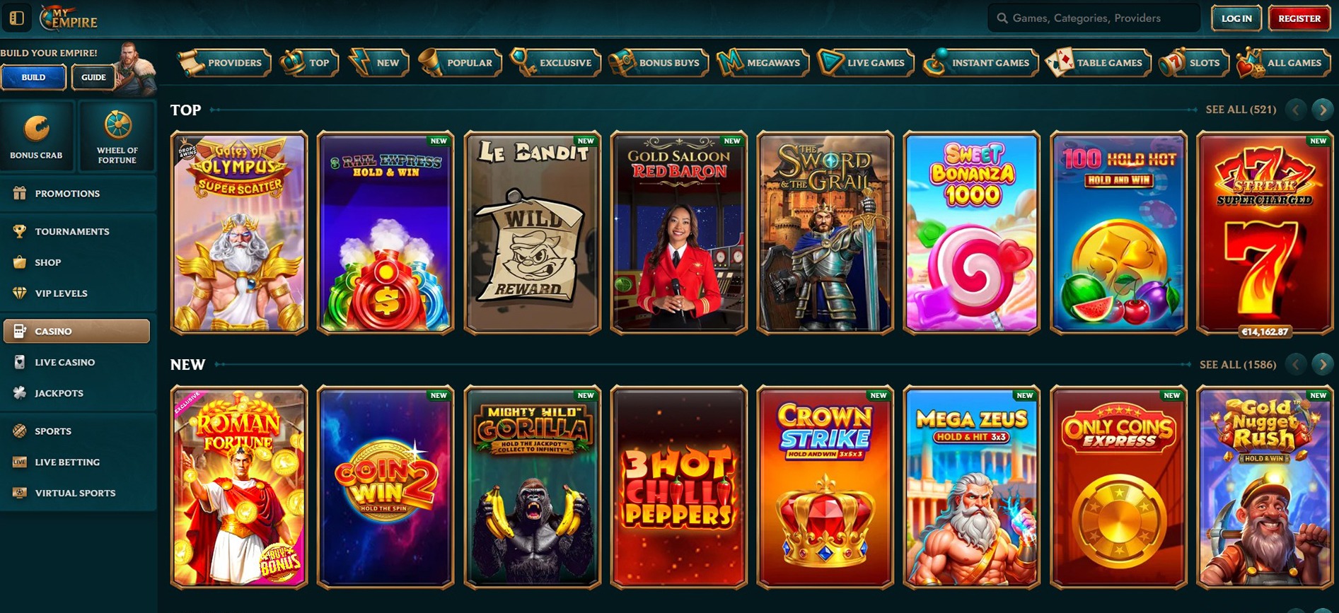 MyEmpire Casino Spiele