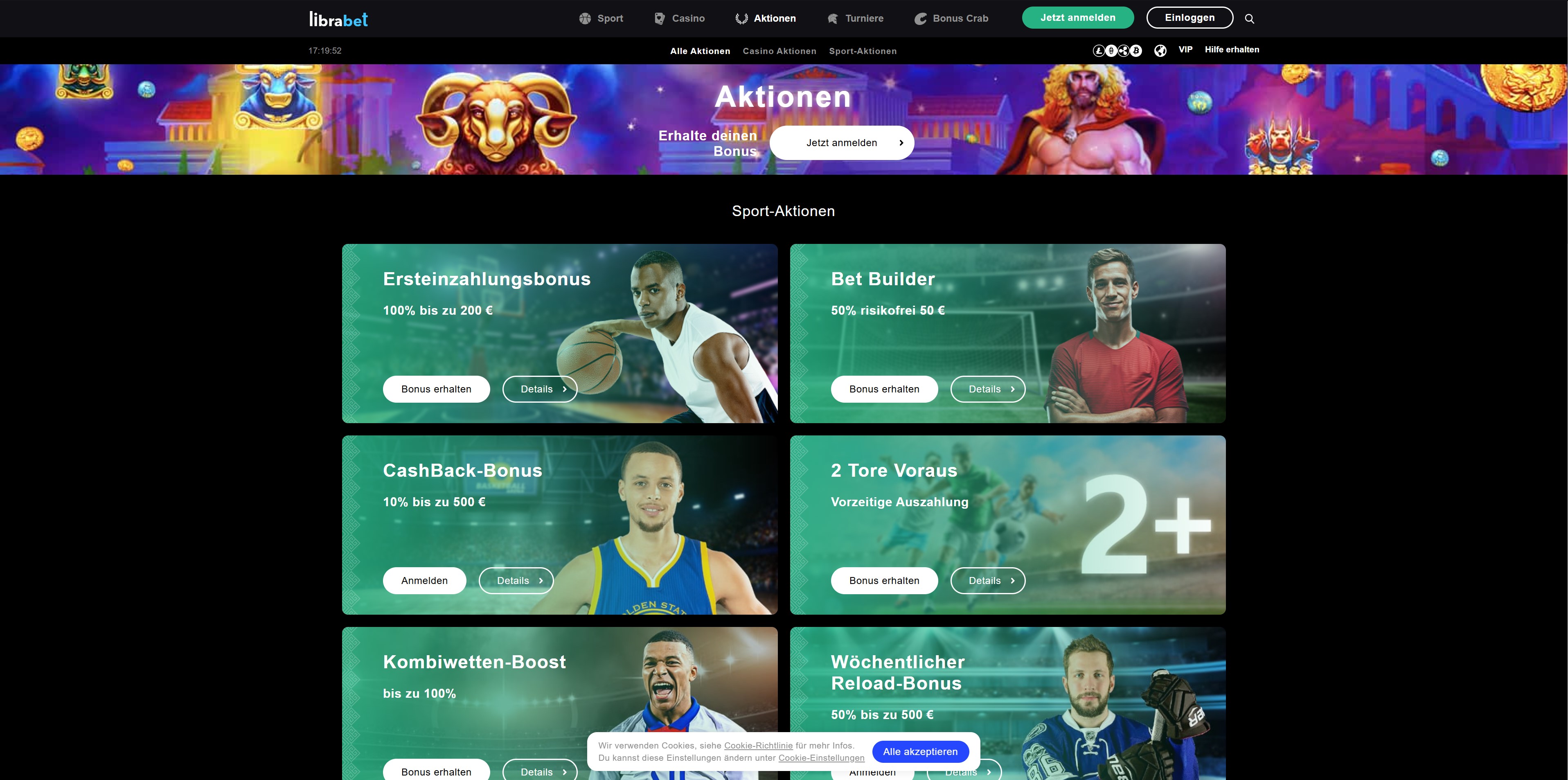 Librabet Bonusangebot