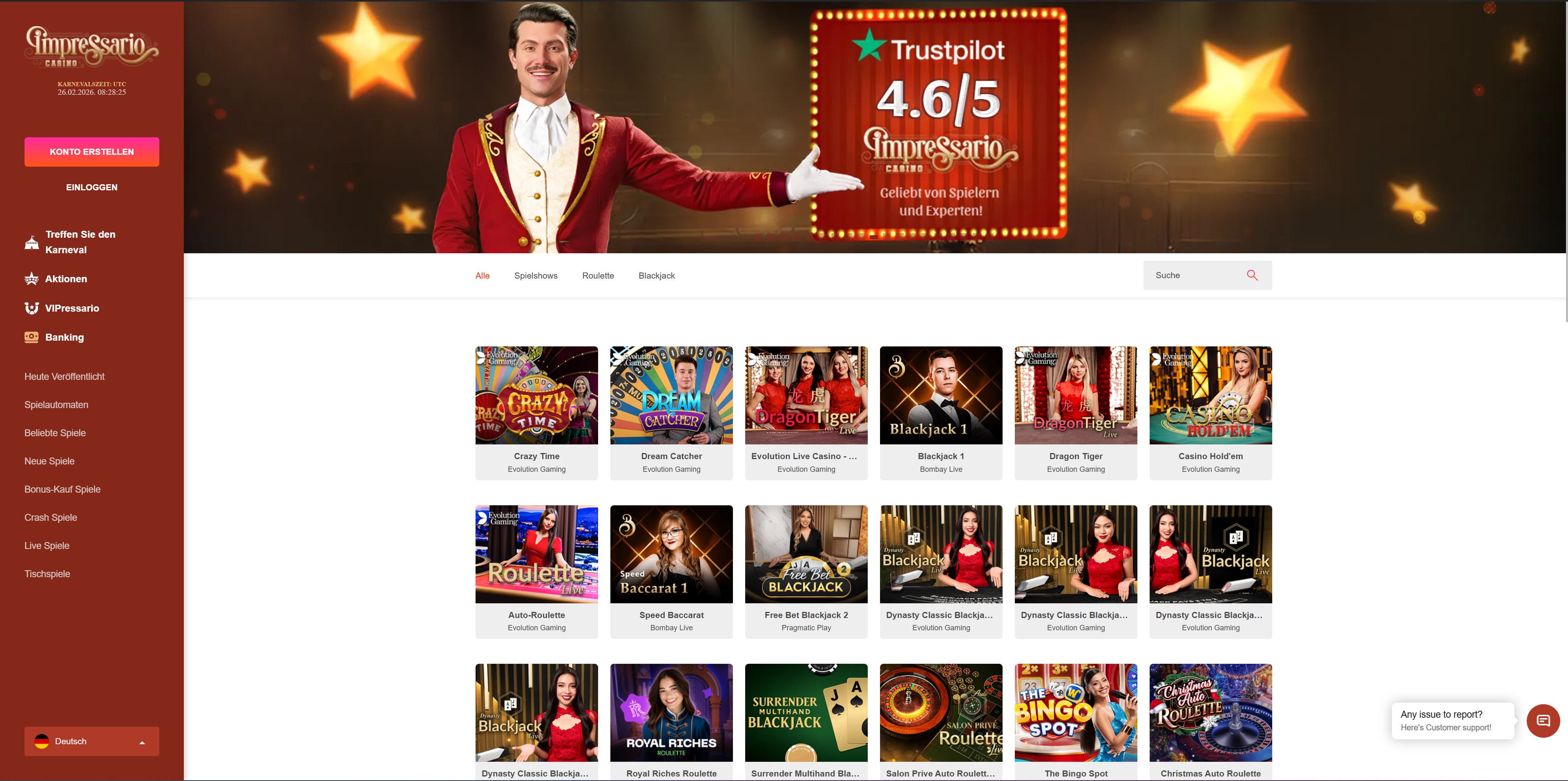 Impressario Live-Casino